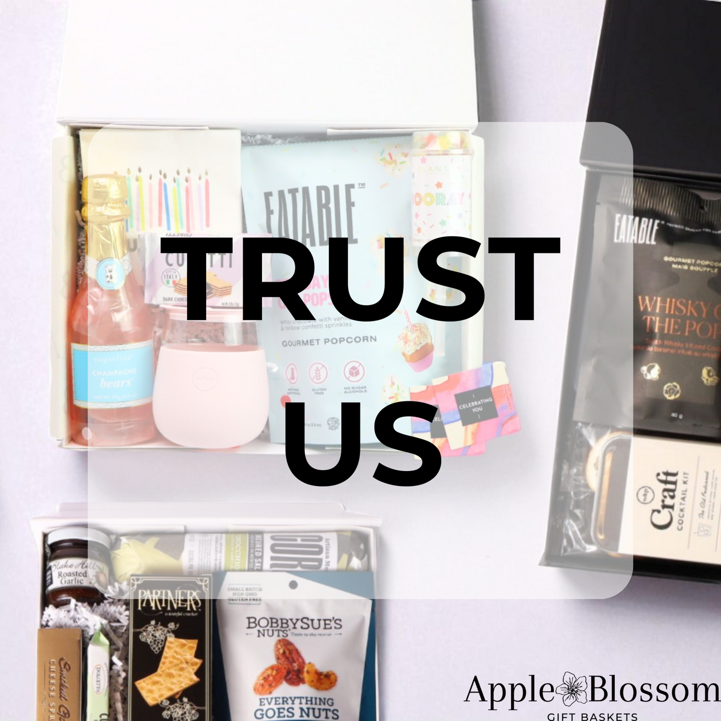trus us to build a perfect custom gift specifically for someone special. wine and snack gifts featuring products made in washington