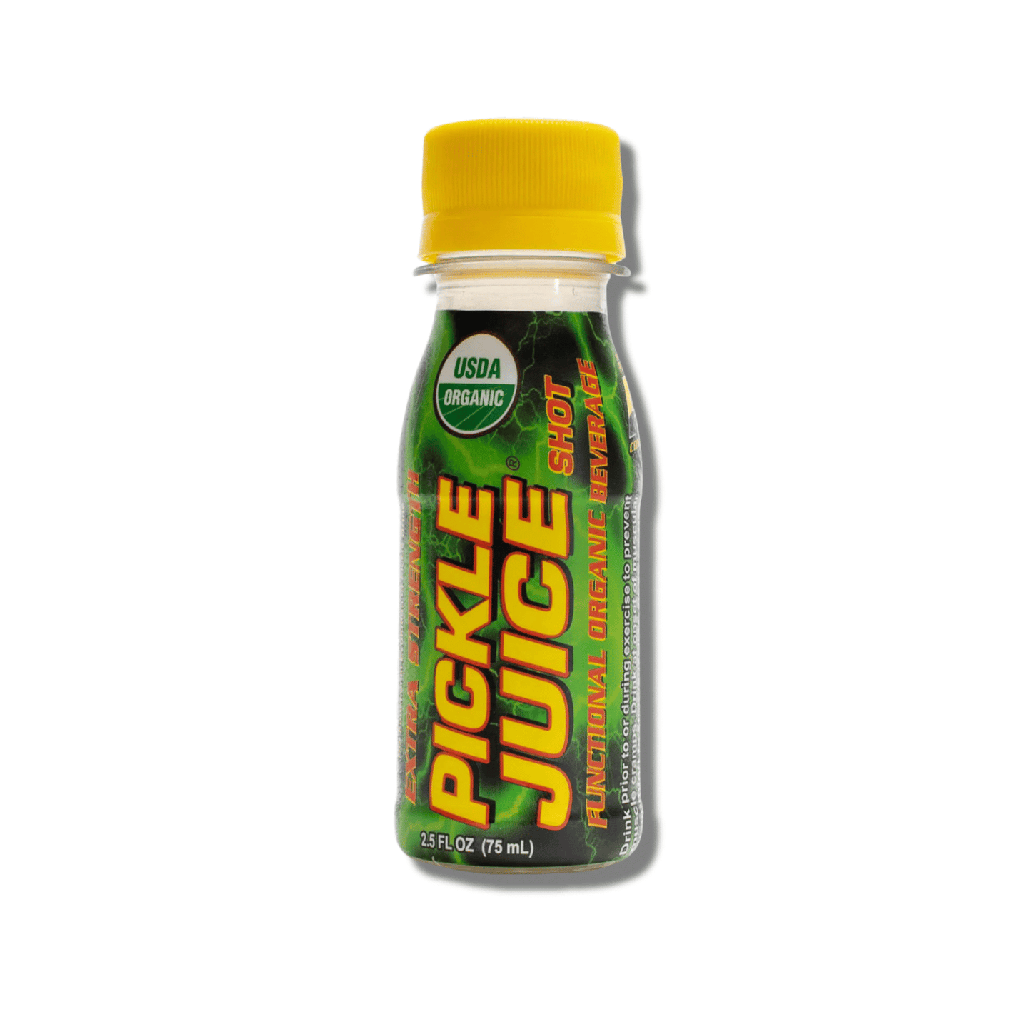 pickle juice for muscle cramp relief 2.5oz. perfect to keep in your pickleball bag.