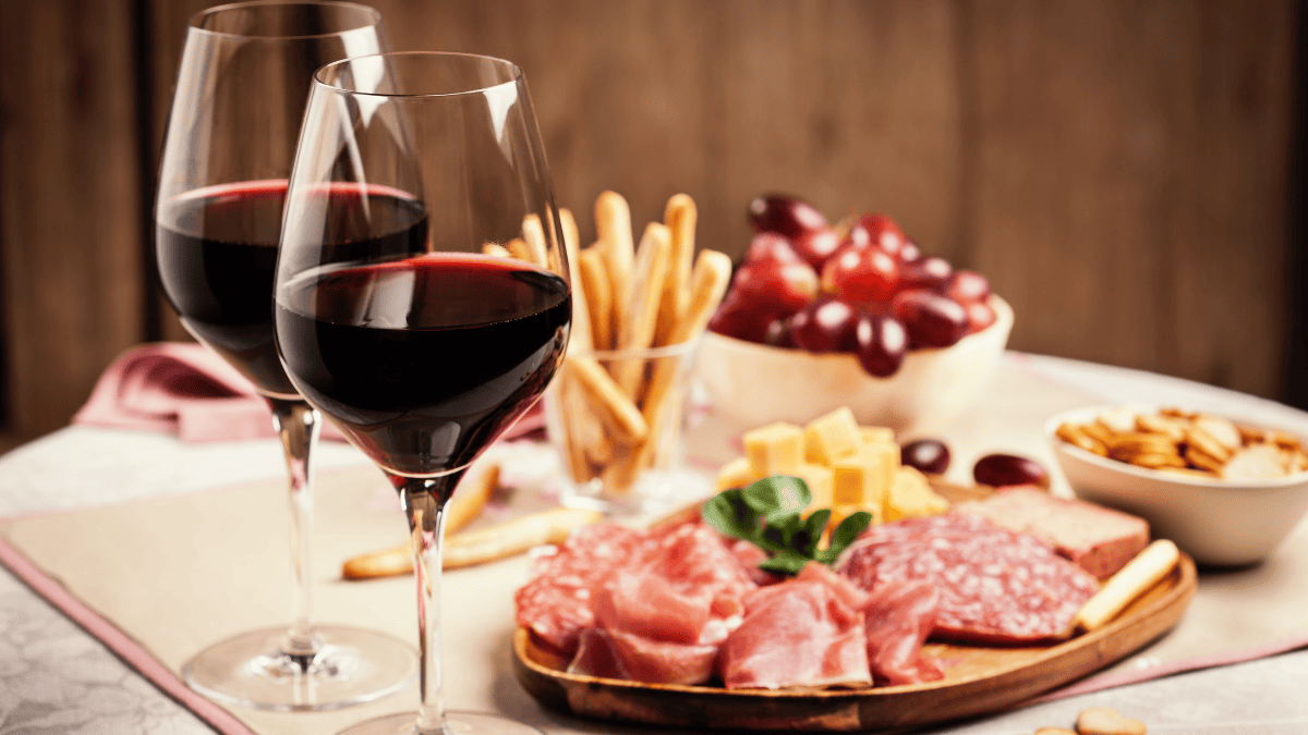 The Anniversary gift basket collection featuring luxury snacks and high end Washington wines and champagne