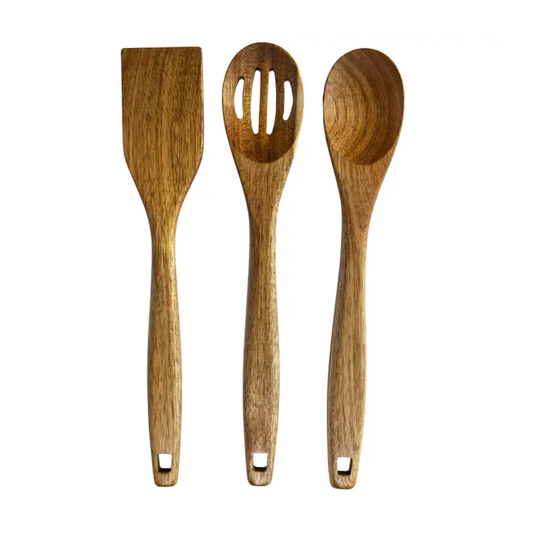 Acacia Wood Cooking Utensil Set