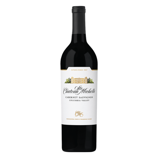 Chateau Ste Michelle Cabernet Sauvignon Columbia valley red wine made in Washington.  The best Pacific Northwest wine for gift baskets