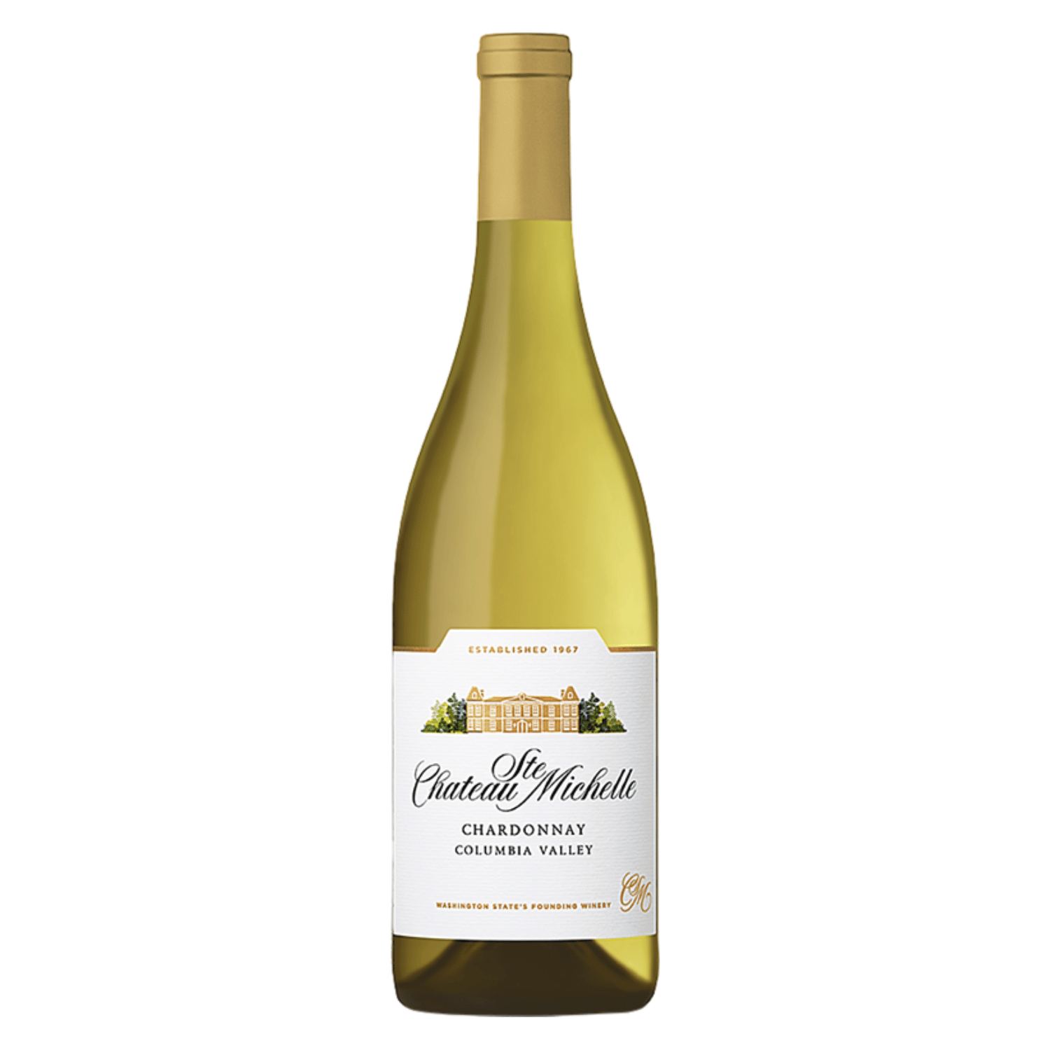 Chateau Ste Michelle Chardonnay columbia valley wine made in the PNW for win gift baskets