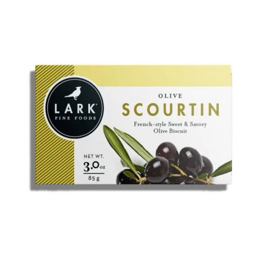 Olive Scourtin Savory Biscuit 3 oz. savory biscuit that pairs as the perfect gift for a charcuterie or Italian gift basket for corporate and housewarming gifts.