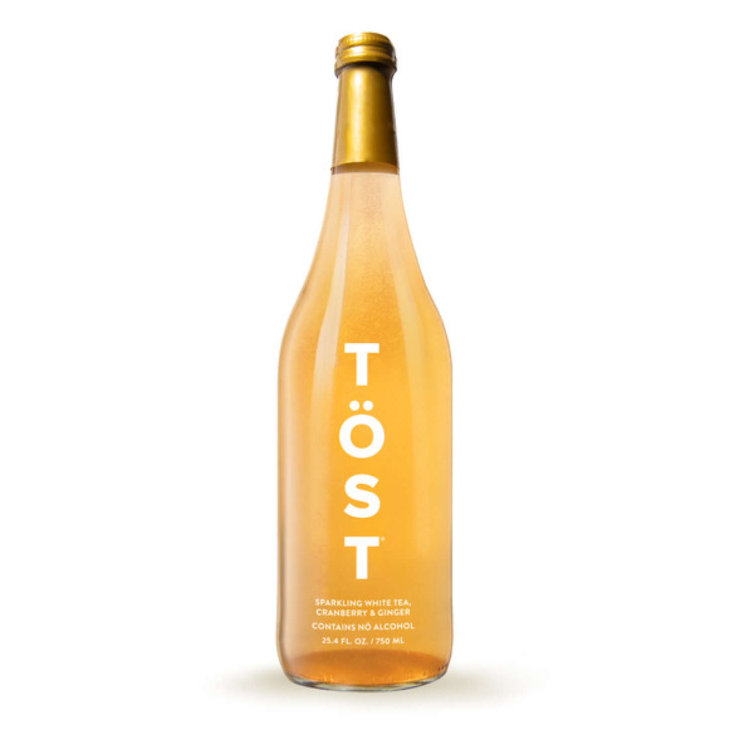 tost sparkling white tea, cranberry & ginger non alcoholic sparkling drink
