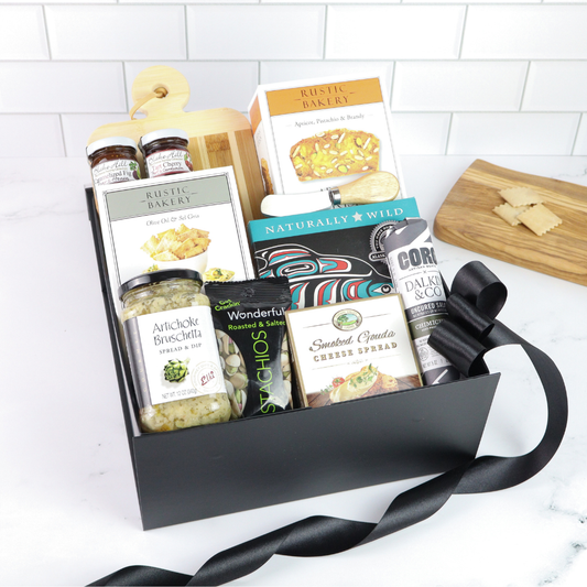 Charcuterie gift box with artisan snacks made in Washington
