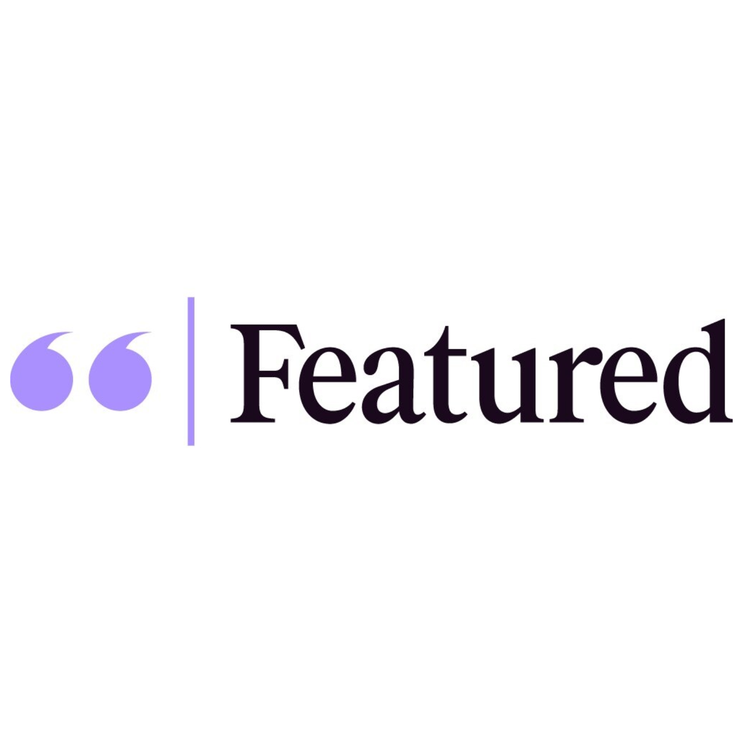 Text 'Featured' with a purple quotation mark on a white background featuring Veronica from Pacific Northwest Gift Baskets