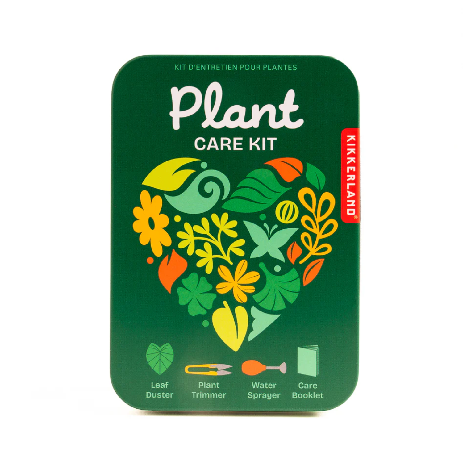 plant care kit in a green gift tin for housewarming and office gifts